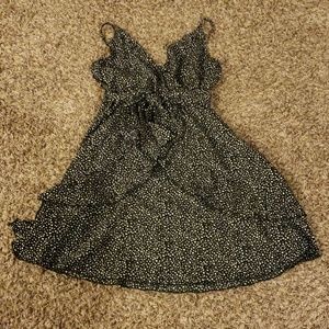 Spaghetti strap polka dot dress